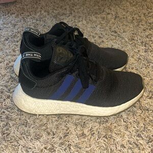 Adidas Boost NMD R2 Core Black Navy Sneakers​​​